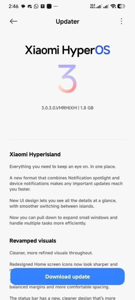 Poco F5 HyperOS 3 Global Update