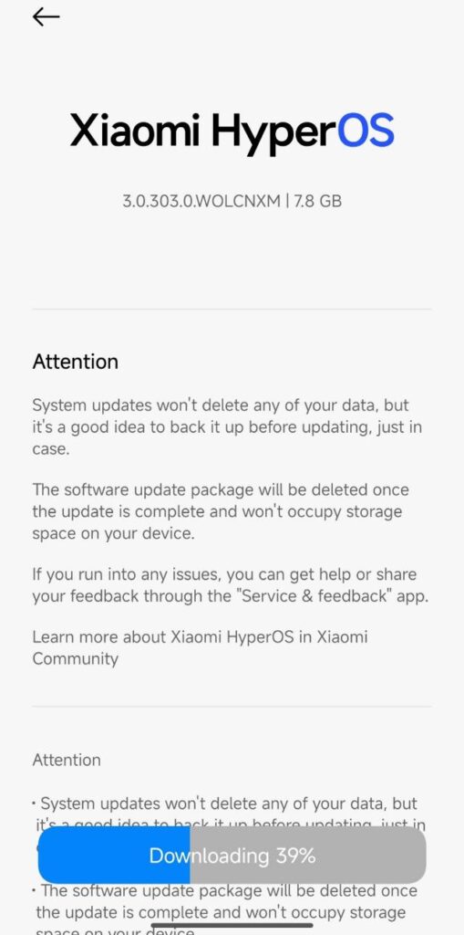 Poco F7 HyperOS 3.1 Update